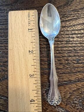 Antique Sterling Silver Teaspoon stamped